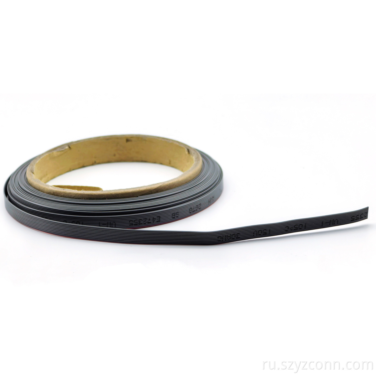 Серый ленточный кабель, 10-контактный, 0,635 мм, с красной полосой 0.635mm Pitch Gray Ribbon Cable 10-Pin with Red Stripe